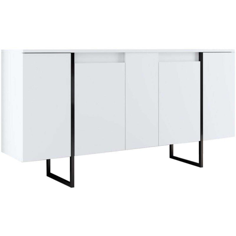 Cotecosy - Buffet en aggloméré pieds en métal Luxe Cotecosy - Buffet en aggloméré pieds en métal Luxe