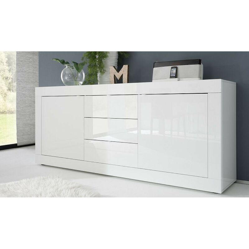 Buffet basic 210cm blanc
