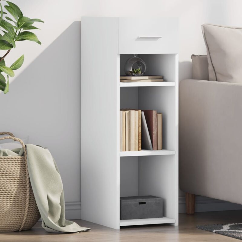 Vidaxl - Buffet blanc 30x42,5x93 cm bois d'ingénierie