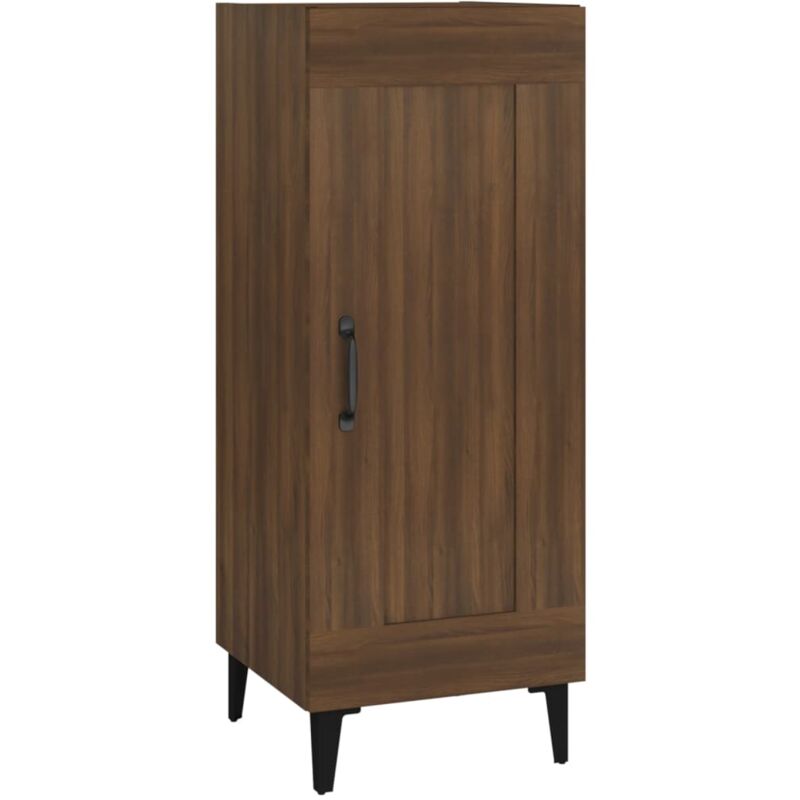 Vidaxl - Buffet Chêne marron 34,5x34x90 cm Bois d'ingénierie