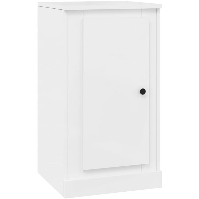Vidaxl - Buffet blanc brillant 37,5x35,5x67,5 cm bois d'ingénierie