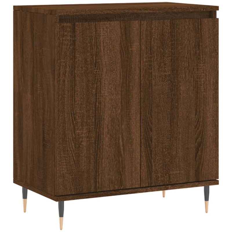 Vidaxl - Buffet Chêne marron 60x35x70 cm Bois d'ingénierie