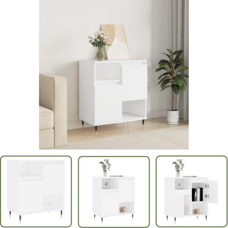 Buffet Blanc 60x35x70 cm Bois d'ingénierie vidaXL