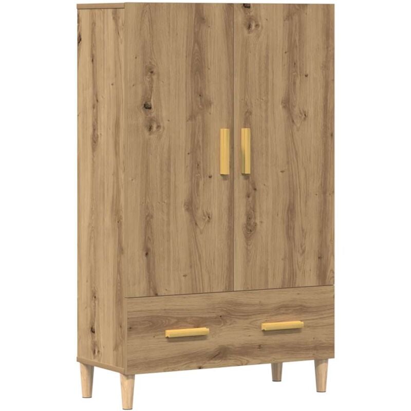 Vidaxl - Buffet chêne artisanal 70x31x115 cm bois d'ingénierie