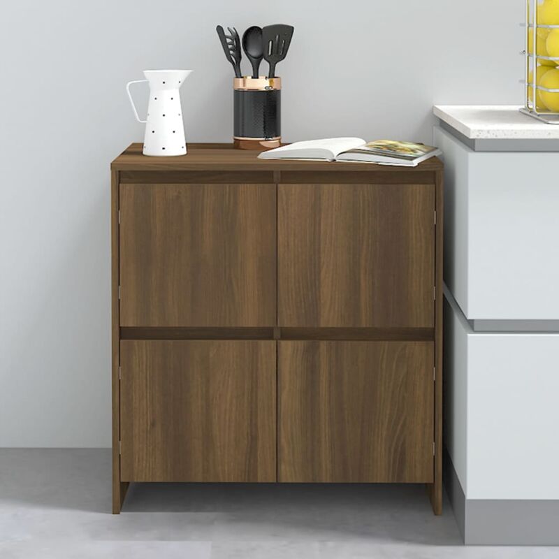 Vidaxl - Buffet Chêne marron 70x41x75 cm Bois d'ingénierie