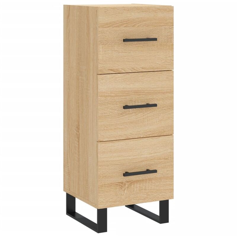 Vidaxl - Buffet Chêne sonoma 34,5x34x90 cm Bois d'ingénierie