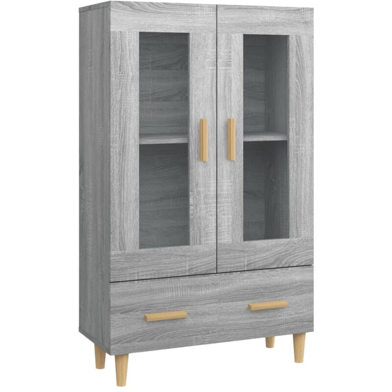Vidaxl - Buffet Sonoma gris 70x31x115 cm Bois d'ingénierie