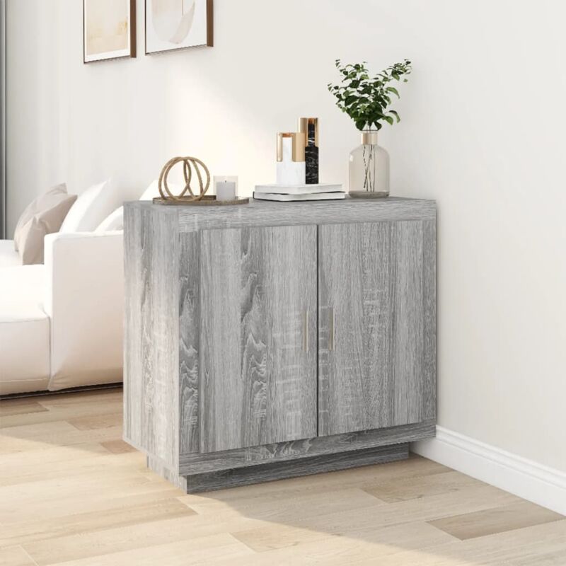 Vidaxl - Buffet Sonoma gris 80x40x75 cm Bois d'ingénierie