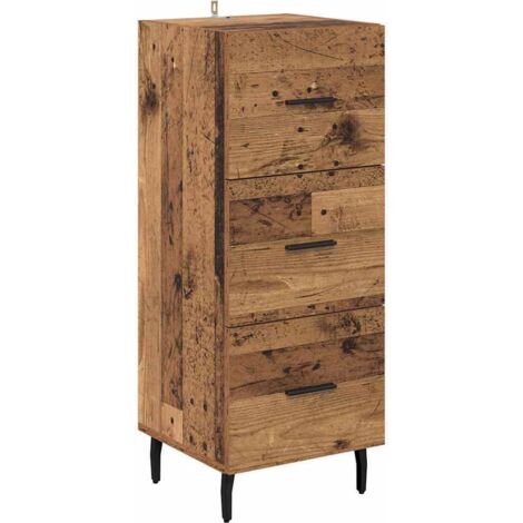 Buffet Bois ancien 34 x 34,5 x 90 cm Bois d'ingénierie vidaXL