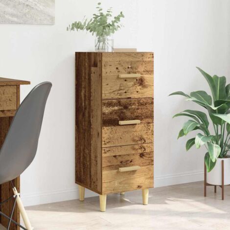Buffet Bois ancien 34,5 x 34 x 90 cm Bois d'ingénierie vidaXL
