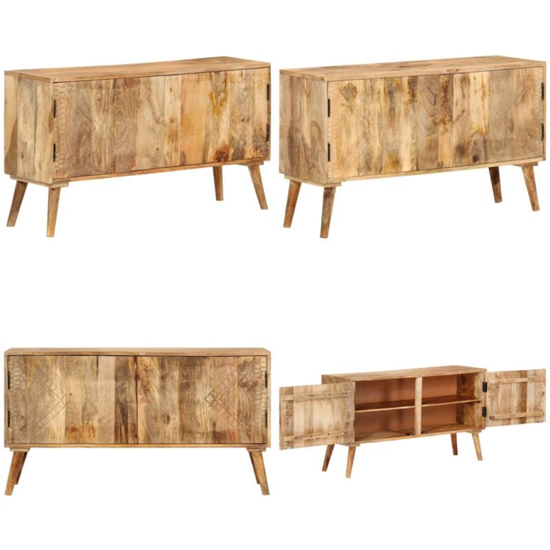 Vidaxl - Buffet Bois de manguier massif 110x30x60 cm - Buffet - Meuble De Rangement - Armoire - Commode - Bois Massif - Home & Living