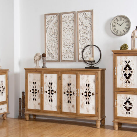 Buffet - Bois - Marron - Décoration d'Autrefois