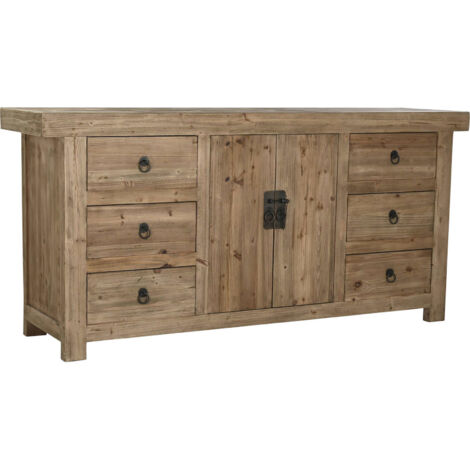 Buffet bois naturel élégant pour salon chic
