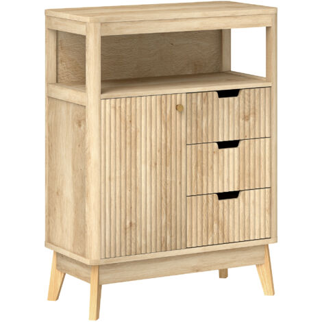 Buffet CHARLINE aspect bois naturel