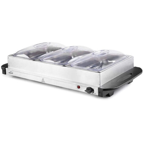 Buffet Chauffant - 3 Bacs GN 1/3