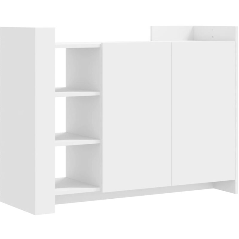 Vidaxl - Buffet blanc 100x35x75 cm bois d'ingénierie