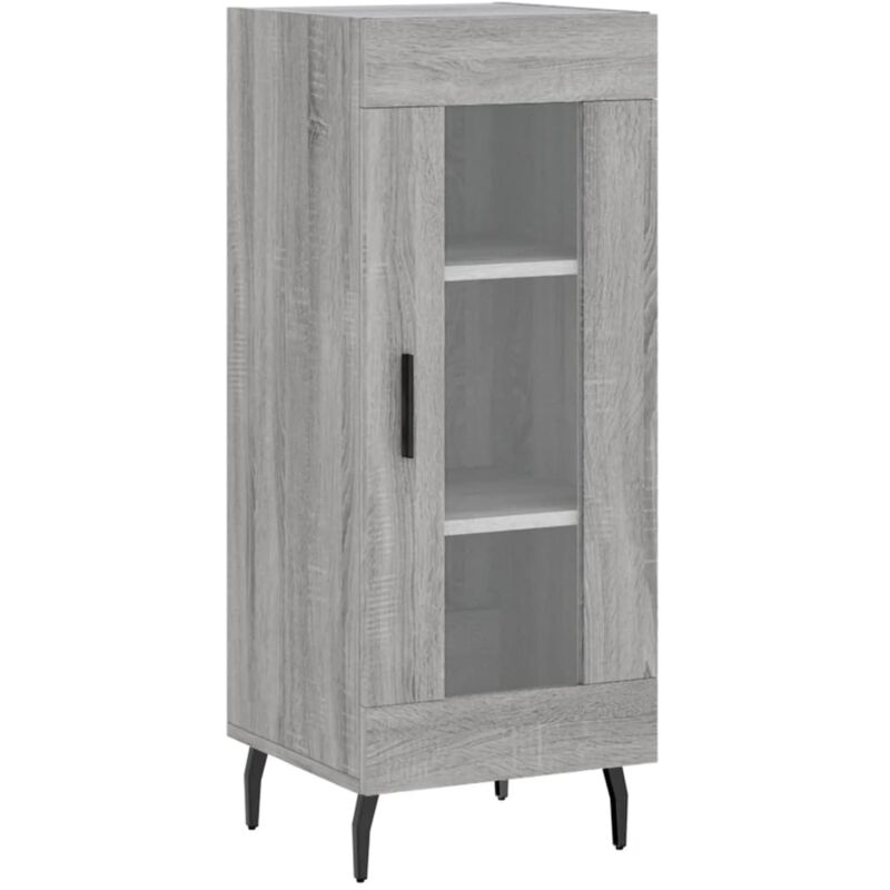 Vidaxl - Buffet Sonoma gris 34,5x34x90 cm Bois d'ingénierie
