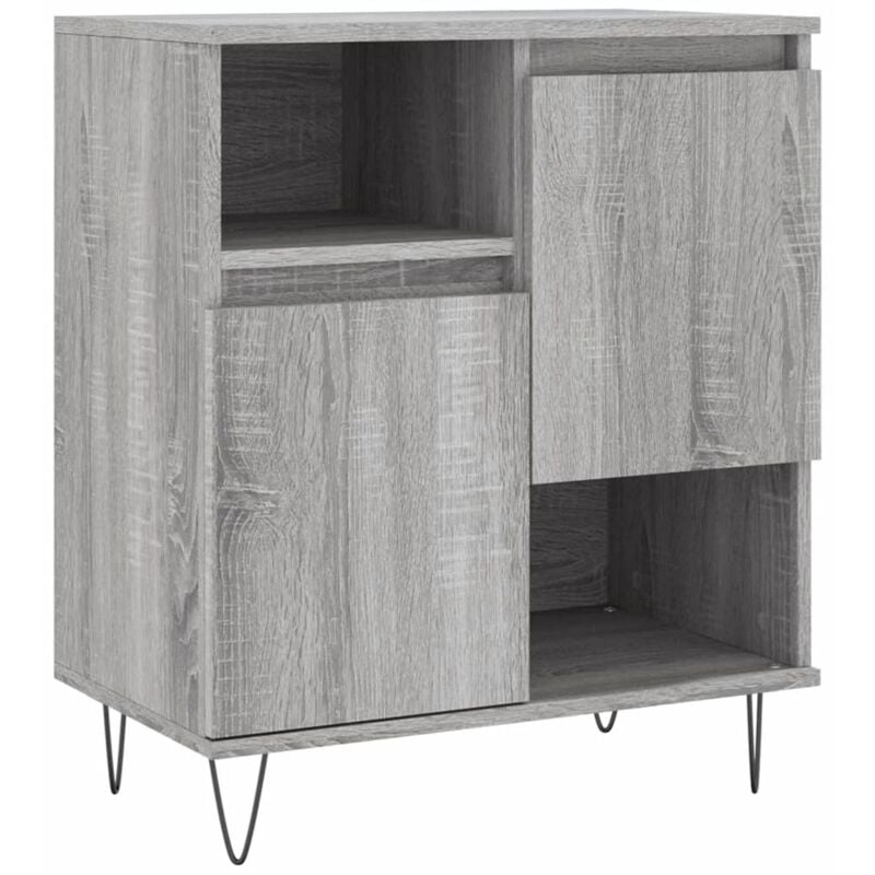 Vidaxl - Buffet Sonoma gris 60x35x70 cm Bois d'ingénierie
