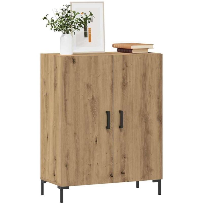 Vidaxl - Buffet chêne artisanal 69,5x34x90 cm bois d'ingénierie