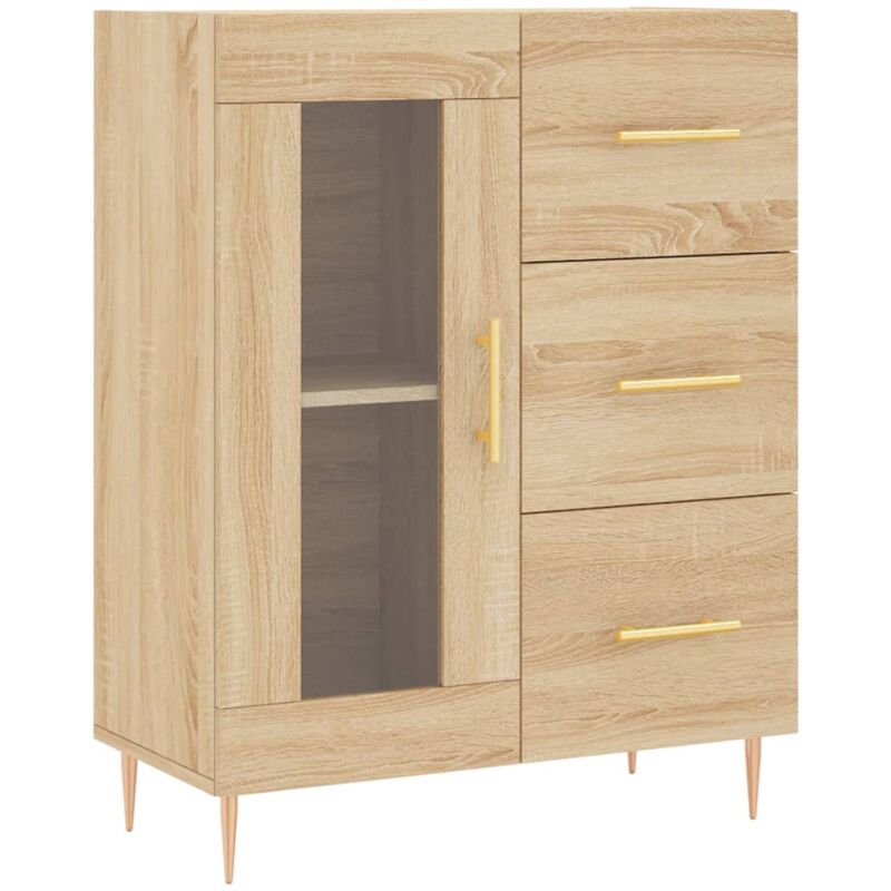 Vidaxl - Buffet chêne sonoma 69,5x34x90 cm bois d'ingénierie