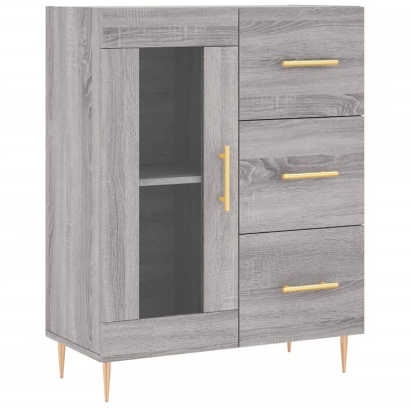Vidaxl - Buffet sonoma gris 69,5x34x90 cm bois d'ingénierie