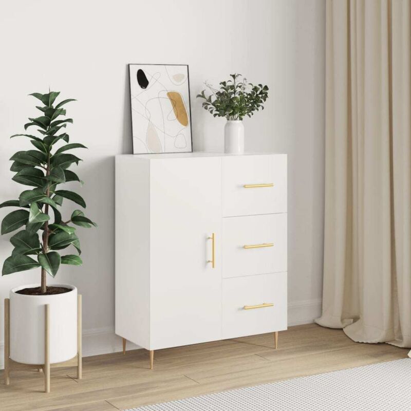 Vidaxl - Buffet blanc 69,5x34x90 cm bois d'ingénierie