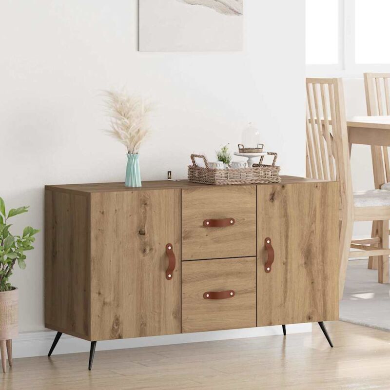 Buffet Chêne artisanal 100 x 36 x 60 cm Bois d'ingénierie vidaXL