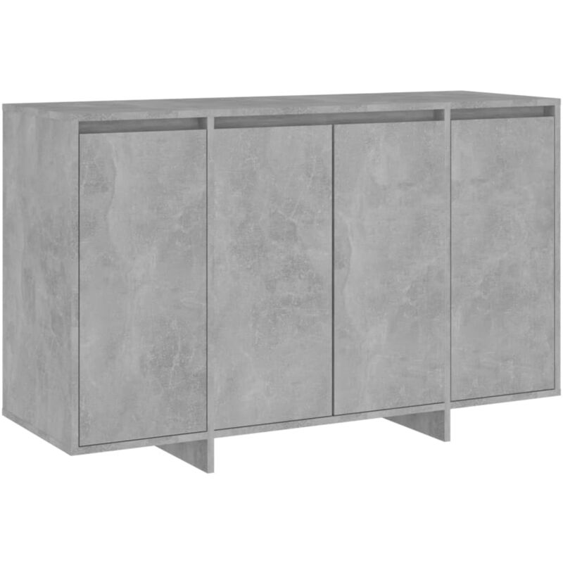 Vidaxl - Buffet gris béton 120x41x75 cm bois d'ingénierie
