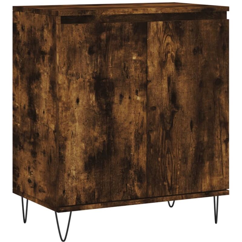 Vidaxl - Buffet Chêne fumé 60x35x70 cm Bois d'ingénierie