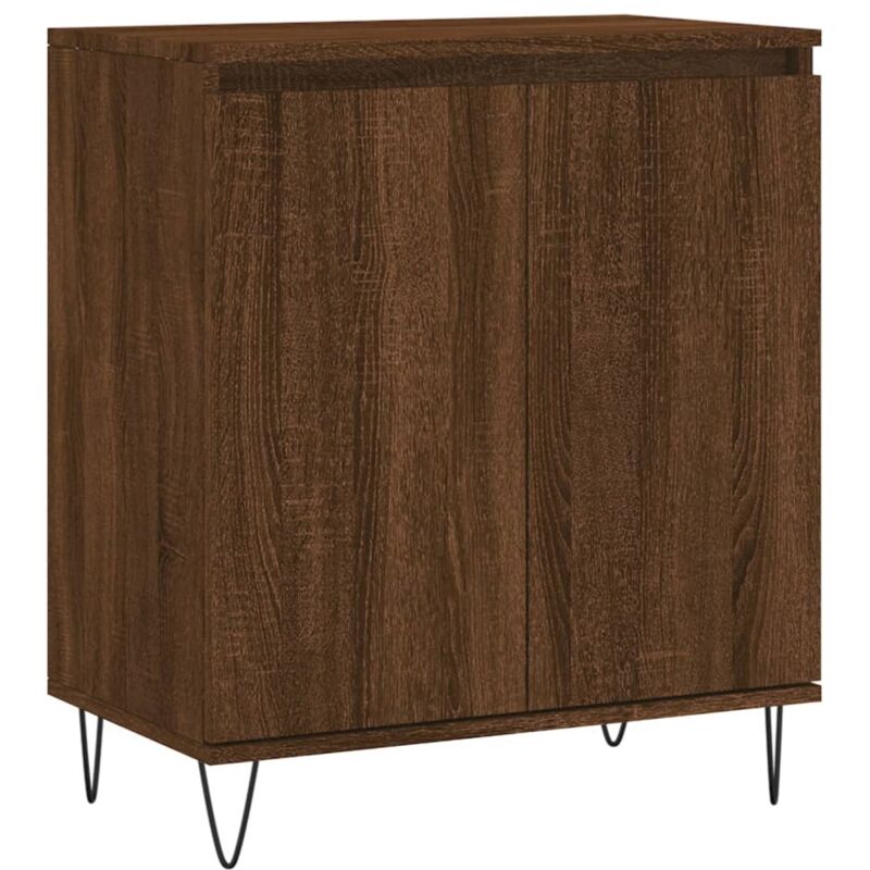 Vidaxl - Buffet Chêne marron 60x35x70 cm Bois d'ingénierie