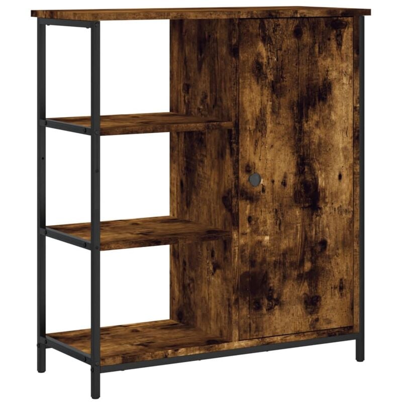 Vidaxl - Buffet chêne fumé 70x30x80 cm bois d'ingénierie