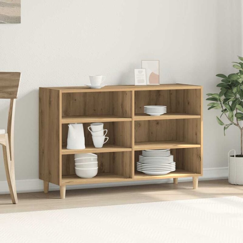 Vidaxl - Buffet chêne artisanal 103,5x35x70 cm bois d'ingénierie