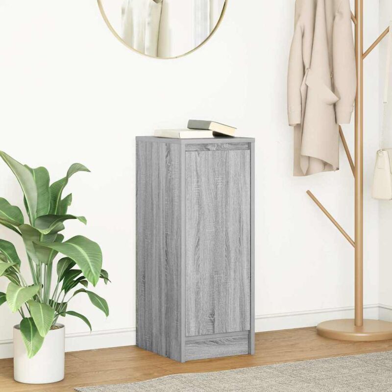 Vidaxl - Buffet sonoma gris 29,5x34x76 cm bois d'ingénierie