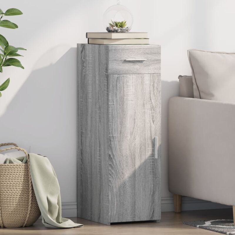 Vidaxl - Buffet sonoma gris 30x42,5x93 cm bois d'ingénierie