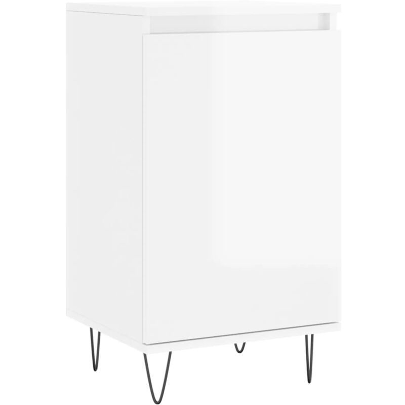 Vidaxl - Buffet blanc brillant 40x35x70 cm bois d'ingénierie