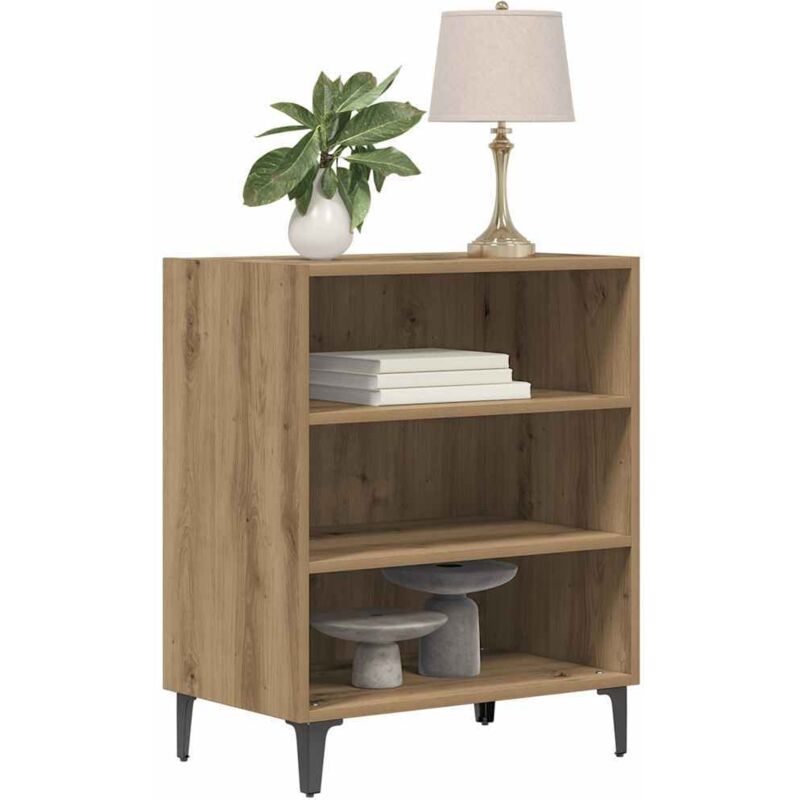 Vidaxl - Buffet chêne artisanal 57x35x75 cm bois d'ingénierie