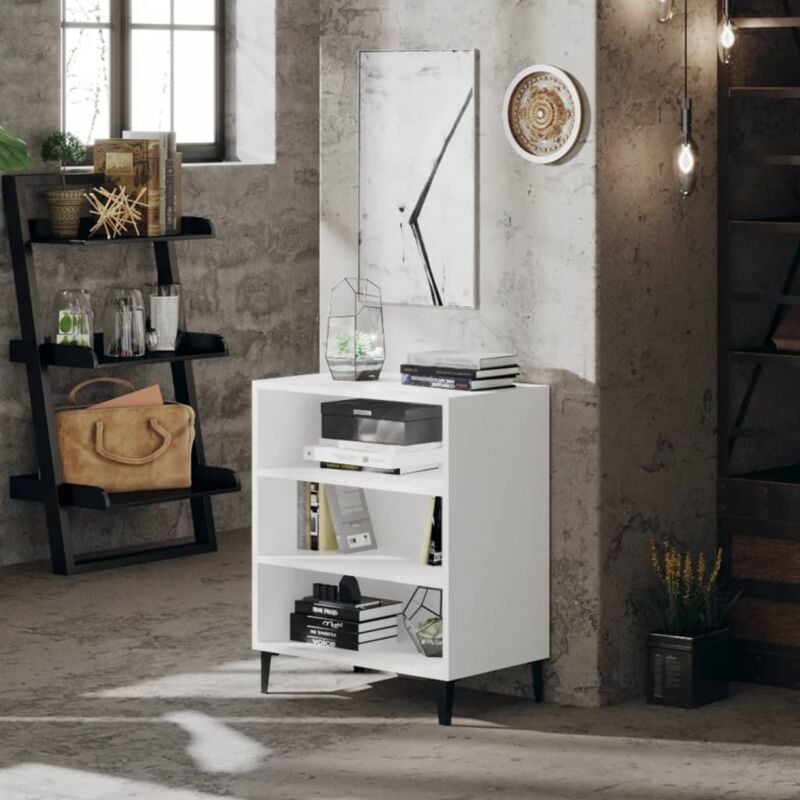 Vidaxl - Buffet blanc 57x35x70 cm bois d'ingénierie