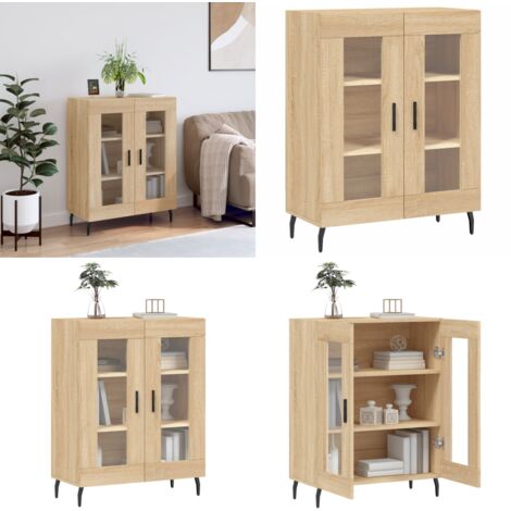 Buffet chêne sonoma 69,5x34x90 cm bois d'ingénierie - buffet - buffets - Home & Living