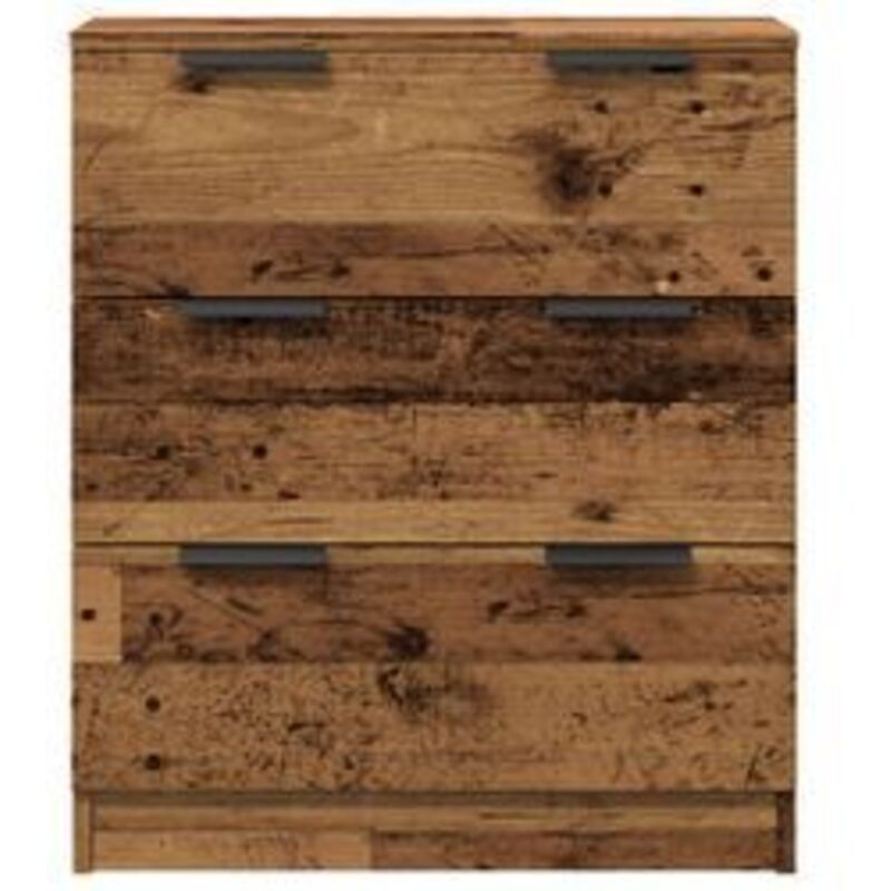 Commode 3 tiroirs moderne Karona 60cm - Choix raffiné pour un rangement efficace-Marron noisette Commode 3 tiroirs moderne Karona 60cm - Choix raffiné pour un rangement efficace-Marron noisette