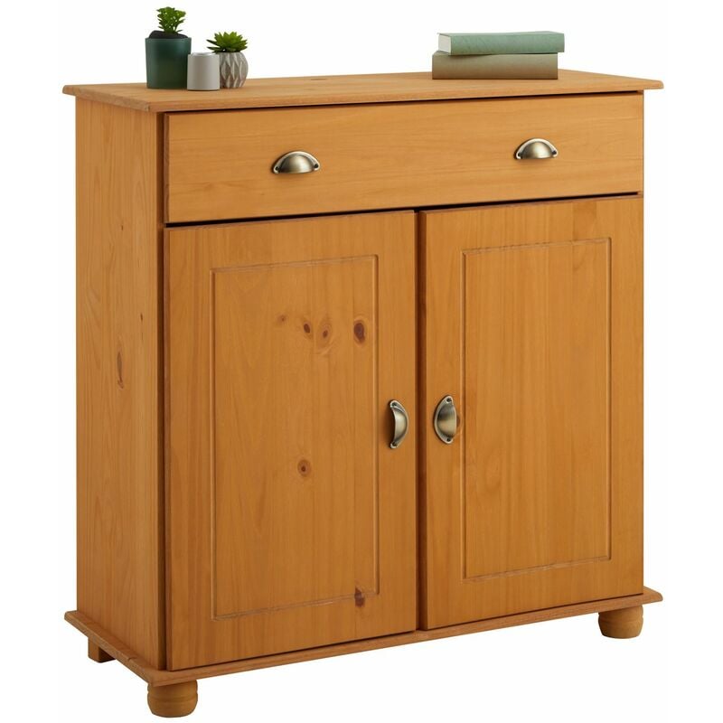 Idimex - Buffet salle à manger colmar l 90 cm en bois - Finition laquée