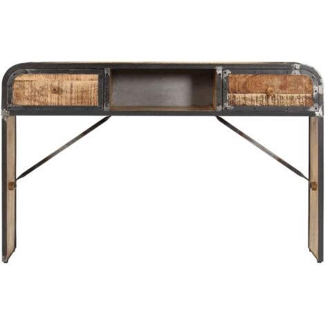 Buffet Commode Armoire Luxueux, pour Salon Chambre Entrée Cuisine, 120 x 30 x 75 cm Bois de manguier massif OIB3311E