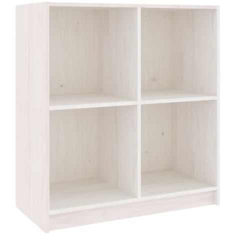 Buffet Commode Armoire Luxueux, pour Salon Chambre Entrée Cuisine, Blanc 70x33x76 cm Bois de pin massif OIB9365E