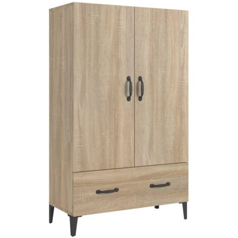 Buffet Commode Armoire Luxueux, pour Salon Chambre Entrée Cuisine, Chêne sonoma 70x31x115 cm Bois d'ingénierie OIB8995E