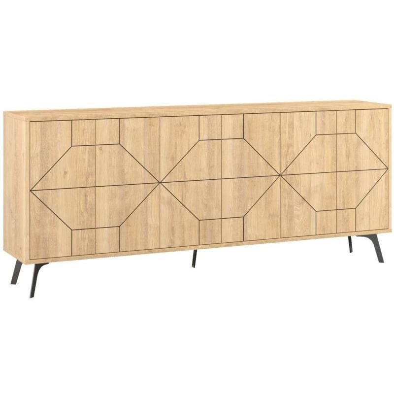 Buffet con 6 ante decorate L184 cm - Dune