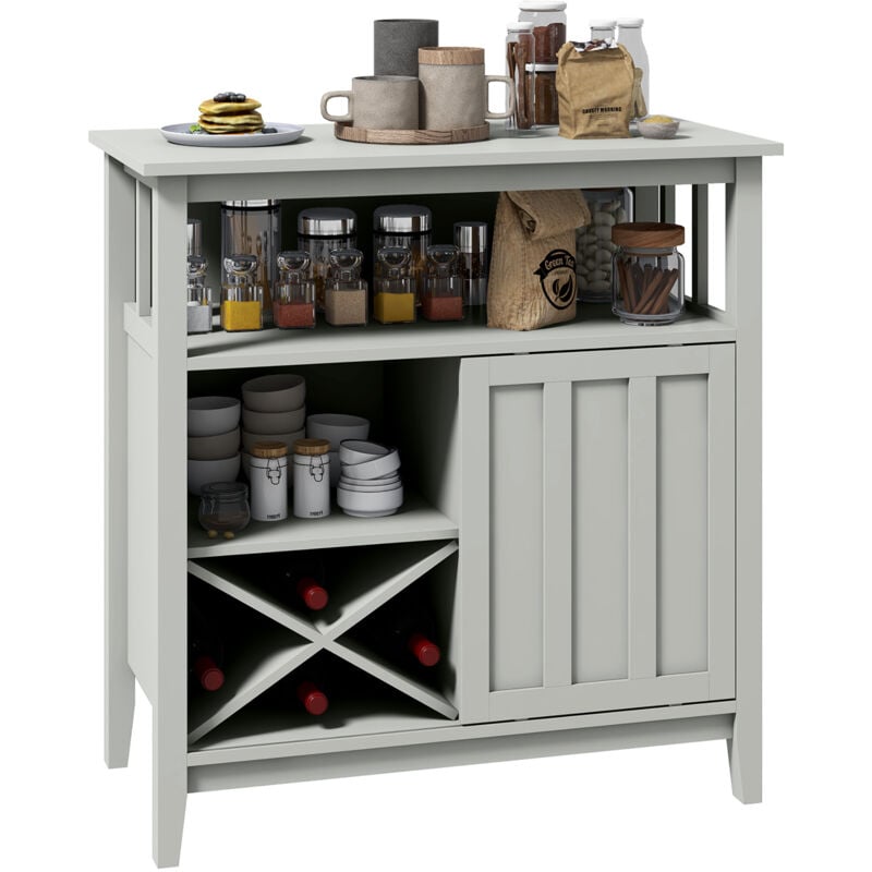 MH - Buffet de bar et cuisine jill gris