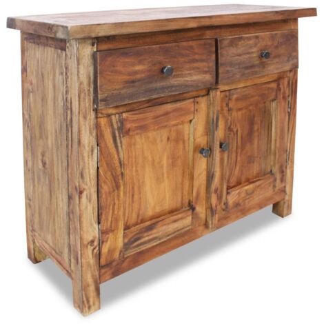 Buffet De Cuisine Buffet bas - Meuble de rangement - Bois de récupération massif 75 x 30 x 65 cm