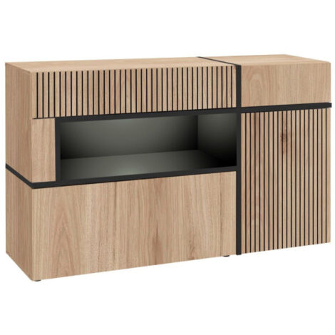 Buffet Design LED "Cross" 150cm Naturel