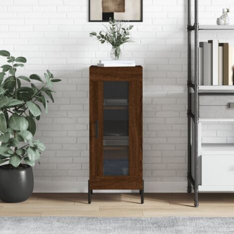 Buffet Eiche braun 34,5x34x90 cm Ingenieuholz