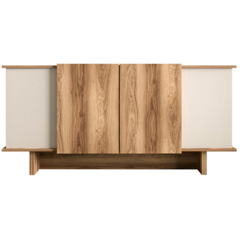Buffet en bois "Diana" - 180 x 40 x 81 cm - Beige