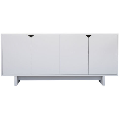 Buffet en bois "Doruk" - 180 x 40 x 81 cm - Blanc